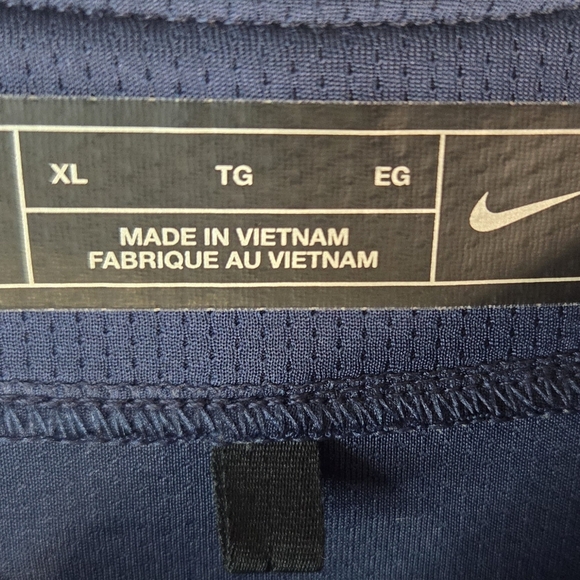 Nike Navy Wrigleyville Baseball Jersey with Light Blue Accents - Picture 5 of 14